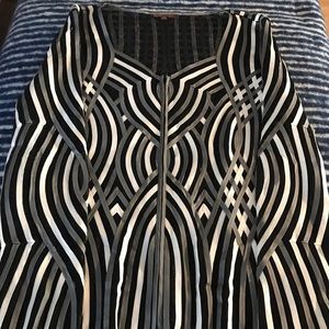 IKA Obstinee jacket black grey white EUC 14